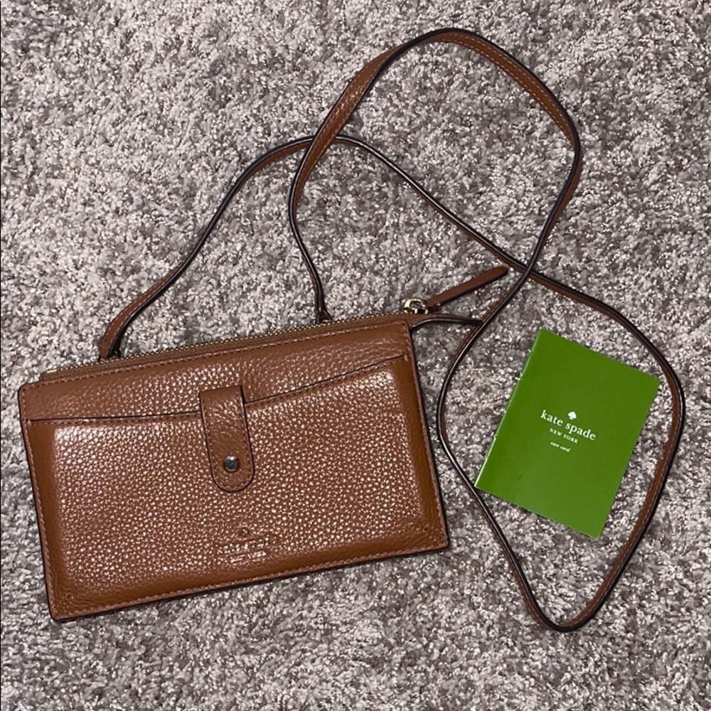 Kate Spade Leather Crossbody Wallet